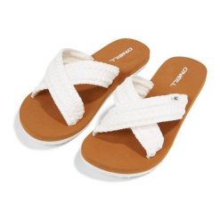 ONeill Klapki O'Neill Ditsy Bloom Slides 92800613214 białe. Białe klapki bez wzorów, z bawełny, casualowe, bez obcasa, bez zapięcia. Za 277.29 zł.