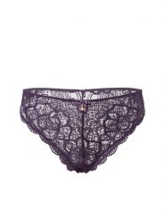 Lascana Stringi Kobiety Koronka lila jednolity, 44/46. Stringi LASCANA, bez wzorów, z koronki. Za 59.95 zł.