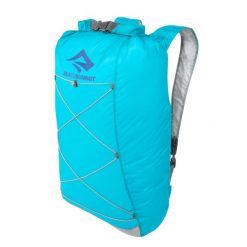 Lekki plecak turystyczny Sea To Summit Ultra-Sil® Dry Day Pack 22l. Niebieskie plecaki SEA TO SUMMIT, bez wzorów, bez dodatków. Za 224.99 zł.