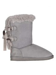 Geographical Norway Kozaki zimowe "Omarie" w kolorze szarym rozmiar: 38. Szare kozaki Geographical Norway, na zimę, bez wzorów, z futra, eleganckie, bez obcasa, bez zapięcia. Za 86.99 zł.