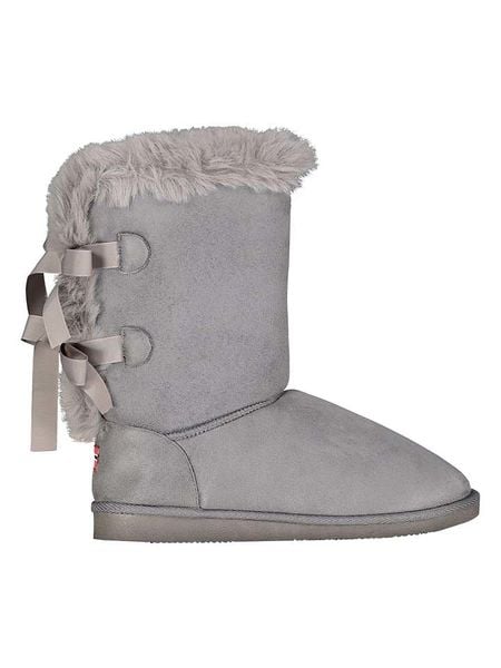 Geographical Norway Kozaki zimowe "Omarie" w kolorze szarym rozmiar: 39. Szare kozaki Geographical Norway, na zimę, bez wzorów, z futra, eleganckie, bez obcasa, bez zapięcia. Za 86.99 zł.