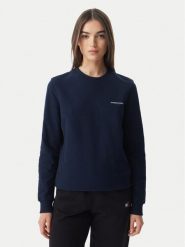 Tommy Jeans Bluza Ess Logo DW0DW22829 Granatowy Regular Fit. Niebieskie bluzy Tommy Jeans, l, bez wzorów, z bawełny, bez ramiączek, bez kaptura. Za 329.99 zł.