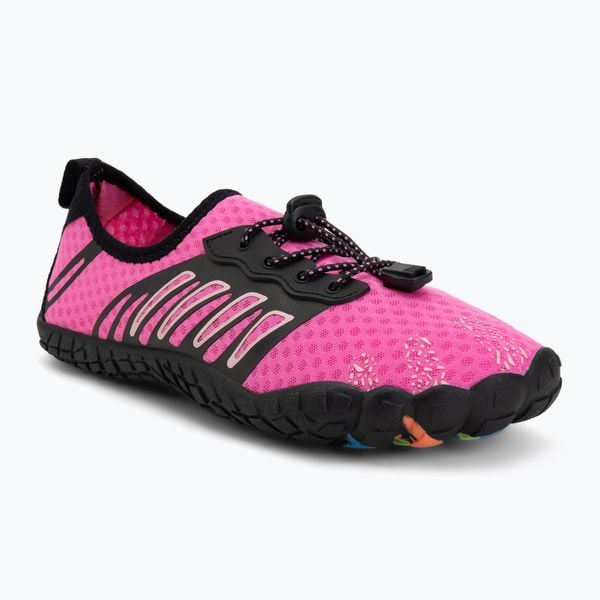 Buty do wody damskie AQUASTIC WS120. Czerwone buty treningowe AQUASTIC, na lato, bez wzorów, z materiału, bez zapięcia, na fitness i siłownię. Za 99.99 zł.