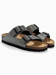 BACKSUN Klapki "Bali" w kolorze czarnym rozmiar: 36. Czarne klapki Backsun, bez wzorów, ze skóry, klasyczne, z otwartym noskiem, bez obcasa, bez zapięcia. Za 130.99 zł.