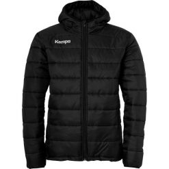 Kurtka wodoodporna Kempa. Czarne kurtki Kempa, xl, bez wzorów, z materiału, z kapturem. Za 234.00 zł.