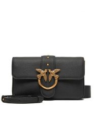 PINKO Torebka Love One Mini Slouchy Fl Al 25-26 104340 A2OX Czarny. Czarne torebki klasyczne Pinko, bez wzorów, ze skóry, bez dodatków. Za 1,019.00 zł.