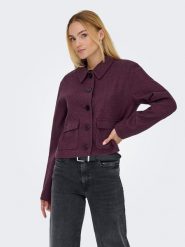 JDY Kurtka przejściowa w kolorze fioletowym rozmiar: M. Różowe kurtki JDY, m, bez wzorów, bez kaptura. Za 167.28 zł.