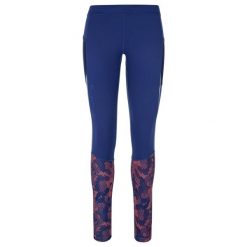 Damskie legginsy do biegania Kilpi RUNNER-W. Niebieskie legginsy Kilpi, bez wzorów, sportowe. Za 179.35 zł.