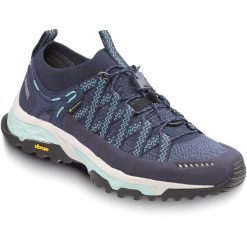 Buty turystyczne damskie Meindl Aruba Gore-Tex. Niebieskie buty trekkingowe MEINDL, z gore-texu, bez zapięcia. W wyprzedaży za 668.85 zł.