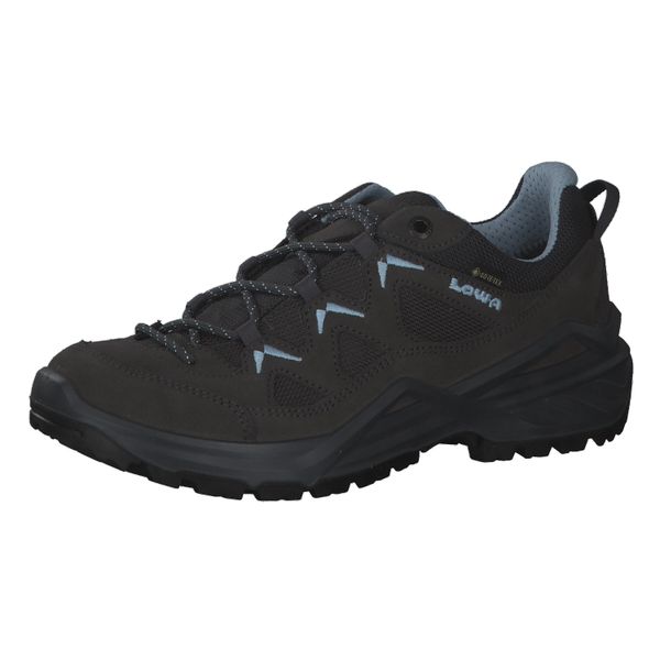 Buty trekkingowe damskie Lowa Sirkos Evo Gtx Lo Ws. Niebieskie buty trekkingowe Lowa, bez wzorów, z materiału, bez zapięcia, trekkingowe. Za 949.99 zł.
