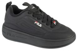 Buty sportowe Sneakersy damskie, Superbubble Wmn. Czarne buty treningowe Fila, bez wzorów, z materiału, przed kostkę, bez zapięcia, trekkingowe. Za 506.00 zł.