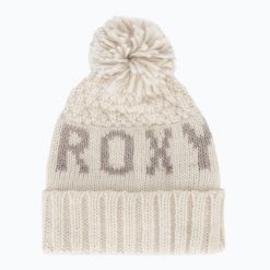 Czapka zimowa damska ROXY Tonic Beanie. Białe czapki zimowe Roxy, bez wzorów, z materiału, eleganckie. Za 149.99 zł.