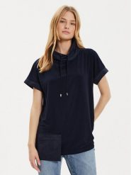 Joseph Ribkoff Bluzka 241078 Granatowy Regular Fit. Niebieskie bluzki Joseph Ribkoff, bez wzorów, z syntetyku, bez kołnierzyka, bez ramiączek. Za 409.99 zł.