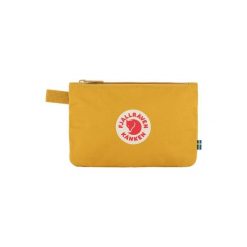 Saszetka Fjallraven Kanken Gear Pocket - ochre. Żółte nerki i saszetki Fjällräven, bez wzorów, sportowe, bez dodatków. Za 79.99 zł.