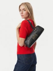 LOVE MOSCHINO Torebka JC4200PP0PKA0000 Czarny. Czarne torebki klasyczne Love Moschino, bez wzorów, ze skóry, bez dodatków. Za 859.99 zł.