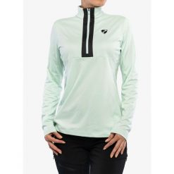 Bluza damska z zamkiem 1/2 Ziener Japra. Zielone bluzy Ziener, na zimę, l, bez wzorów, sportowe, bez ramiączek, bez kaptura. Za 179.99 zł.