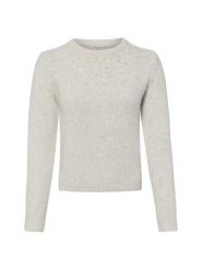 Marie Lund Sweter z domieszką wełny Kobiety szary, XL. Szare swetry Marie Lund, xl, bez wzorów, z wełny, bez ramiączek. Za 129.95 zł.
