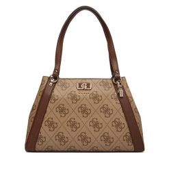 Torebka Guess. Brązowe torebki klasyczne Guess, z aplikacjami, klasyczne, bez dodatków. Za 719.99 zł.