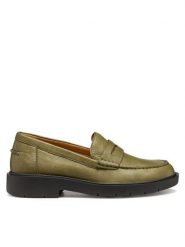 Geox Mokasyny D Spherica Ec1 D25QRA 00085 C3704 Zielony. Zielone mokasyny Geox, bez wzorów, ze skóry. Za 379.99 zł.
