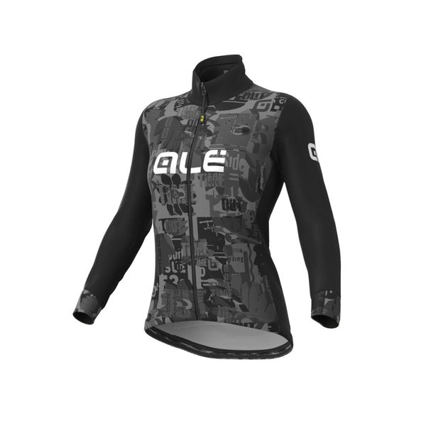 Kurtka rowerowa damska Alé Cycling Solid Break. Czarne kurtki ALÉ CYCLING, na jesień, l, bez wzorów, z elastanu, bez kaptura, na fitness i siłownię. Za 360.55 zł.