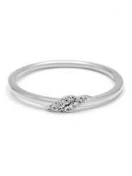 ATELIER DU DIAMANT Złoty pierścionek "Gloire Précieuse" z diamentami rozmiar: 54. Szare pierścionki ATELIER DU DIAMANT, z diamentem, złote. Za 826.99 zł.