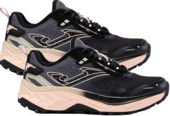 Buty damskie do biegania Joma Tundra treningowe z amortyzacją. Czarne buty do biegania Joma, bez wzorów, z gumy, bez zapięcia, do biegania. Za 416.60 zł.