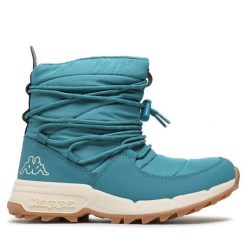 Śniegowce Kappa. Niebieskie śniegowce Kappa, bez wzorów, bez zapięcia. Za 219.99 zł.