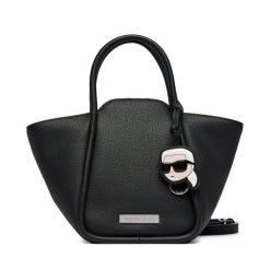 Torebka KARL LAGERFELD. Czarne torebki klasyczne KARL LAGERFELD, bez wzorów, klasyczne, bez dodatków. Za 779.99 zł.
