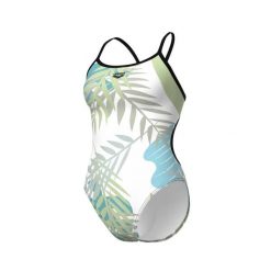Damski kostium kąpielowy 1-częściowy Arena Light Floral Lace. Białe stroje jednoczęściowe Arena, bez wzorów, sportowe. Za 335.50 zł.