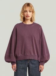 G-Star Bluza w kolorze fioletowym rozmiar: XL. Różowe bluzy G-Star, xl, bez wzorów, z bawełny, retro, bez ramiączek, bez kaptura. Za 178.56 zł.