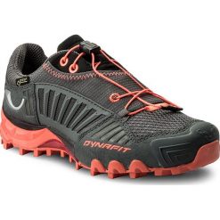 Buty DYNAFIT - Feline Gtx GORE-TEX 64021 Carbon/Fluo Coral 0789. Szare buty do biegania Dynafit, bez wzorów, z gore-texu, bez zapięcia, do biegania, gore-tex. W wyprzedaży za 449.00 zł.