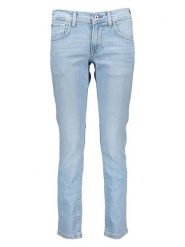 Pepe Jeans Dżinsy - Slim fit - w kolorze granatowym rozmiar: W30/L34. Niebieskie jeansy Pepe Jeans, l, z aplikacjami, z jeansu, klasyczne. Za 114.44 zł.