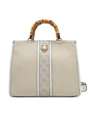 Guess Torebka HWAG93 37220 Écru. Torebki klasyczne Guess, z aplikacjami, z materiału, bez dodatków. Za 459.99 zł.