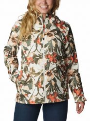 Columbia Kurtka przeciwdeszczowa "Inner Limits™ II" w kolorze beżowo-zielonym rozmiar: XS. Brązowe kurtki przeciwdeszczowe Columbia, xs, bez wzorów, bez kaptura, outdoorowe. Za 132.36 zł.
