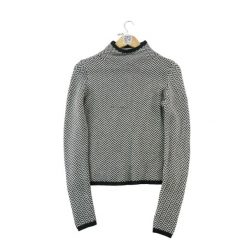 Second life - Sweter damski z wełny Lauren Ralph Lauren - Jak nowy. Czarne swetry Ralph Lauren, xs, bez wzorów, z jeansu, eleganckie, bez ramiączek. Za 127.76 zł.