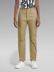 G-Star Spodnie chino w kolorze beżowym rozmiar: W30/L30. Brązowe chinosy G-Star, z aplikacjami, retro. Za 106.13 zł.