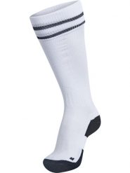 Skarpetki Hummel Element Football. Białe skarpetki Hummel, bez wzorów, z materiału. Za 22.00 zł.