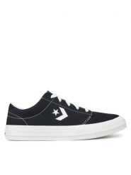 Converse Tenisówki LS VULC OX A15625C Czarny. Czarne trampki Converse, bez wzorów, z materiału, bez zapięcia. Za 219.99 zł.