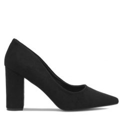 Czółenka Jenny Fairy. Czarne czółenka Jenny Fairy, bez wzorów, bez obcasa, bez zapięcia. Za 139.99 zł.