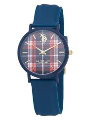 U.S. Polo Assn. Zegarek kwarcowy w kolorze granatowo-czerwono-białym rozmiar: onesize. Niebieskie, analogowe zegarki U.S. Polo Assn., sztuczne. Za 86.99 zł.