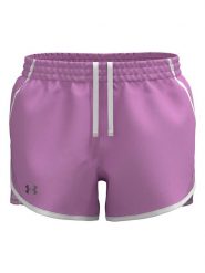 Under Armour Szorty sportowe "Fly By 3" w kolorze fioletowym rozmiar: L. Różowe szorty sportowe Under Armour, bez wzorów, z materiału, outdoorowe. Za 94.45 zł.
