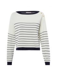 Liu Jo Collection Sweter z dzianiny Kobiety Sztuczne włókno biały, S. Białe swetry Liu Jo Collection, s, bez wzorów, z dzianiny, eleganckie, bez ramiączek. Za 279.95 zł.