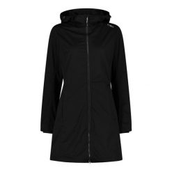 Kurtka parka z kapturem, zapinana na zamek dla kobiet CMP. Szare kurtki CMP, bez wzorów, z poliesteru, z kapturem. Za 440.95 zł.