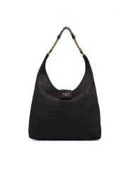 Elisabetta Franchi Torebka BS-01A-61E2-V390 Czarny. Czarne torebki klasyczne Elisabetta Franchi, bez wzorów, ze skóry, bez dodatków. Za 1,659.00 zł.