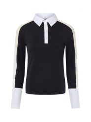 Marc Cain koszulka polo Kobiety niebieski, 38. Niebieskie t-shirty sportowe Marc Cain, bez wzorów, bez ramiączek. Za 749.95 zł.