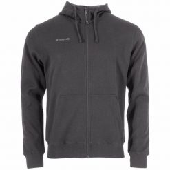Bluza z kapturem i zamkiem błyskawicznym Stanno Base. Brązowe bluzy z kapturem STANNO, bez wzorów, z bawełny, z kapturem, na jogę i pilates. Za 246.50 zł.