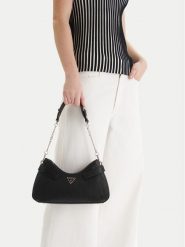 Guess Torebka Serenova HWZG80 91180 Czarny. Czarne torebki klasyczne Guess, z aplikacjami, ze skóry, bez dodatków. Za 639.99 zł.