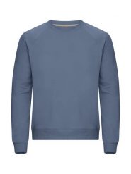 Clique Miami PRO Bluza z okrągłym dekoltem French Terry – Steel Blue. Niebieskie bluzy CLIQUE, l, bez wzorów, z bawełny, bez ramiączek, bez kaptura. Za 189.36 zł.