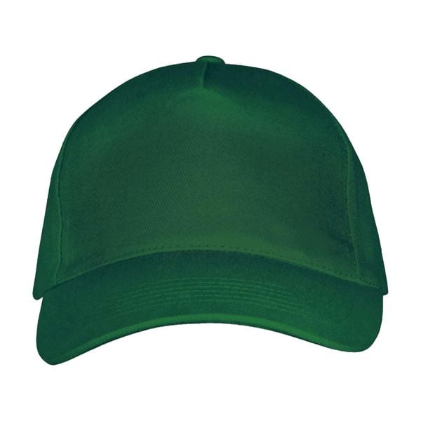 Czapka Z Daszkiem Z 5 Panelami Long Beach. Zielone czapki z daszkiem SOL'S, bez wzorów. Za 31.99 zł.