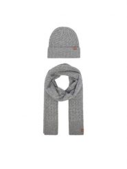 Liu Jo Zestaw szalik i czapka 2F6001 MA29S Szary. Szare szaliki i kominy Liu Jo, bez wzorów, z poliesteru. Za 339.99 zł.